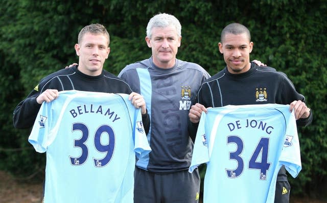 Nigel De Jong joined Manchester City from Hamburg in January 2009