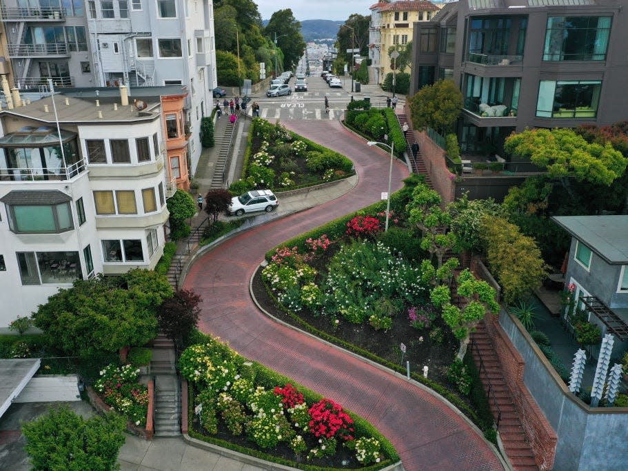 Lombard Street in San Francisco