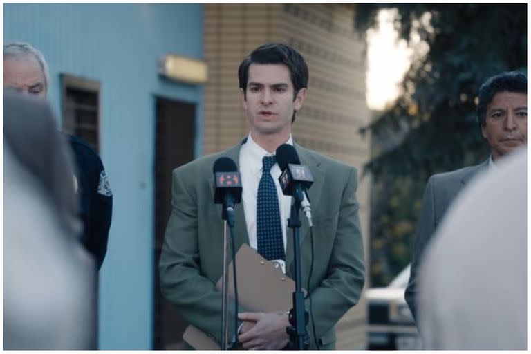 Andrew Garfield se pone en la piel del detective Jeb Pyre para la nueva serie de Star + (Foto: Captura de video)