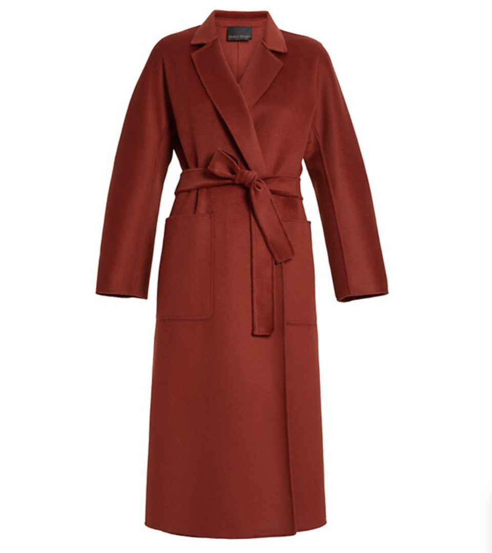 5) Tempera Double-Face Wool Coat