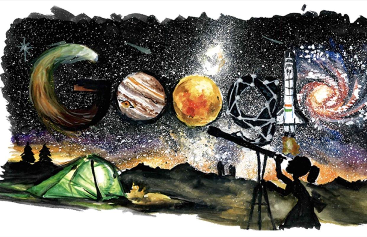 The India winner of Doodle 4 Google 2018 was Mumbai high school student Pingla Rahul: Google