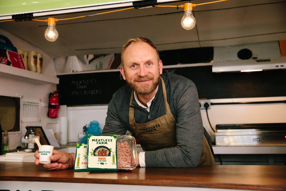 The founder and CEO of vegetarian food company Meatless Farm, Morten Toft Bech.