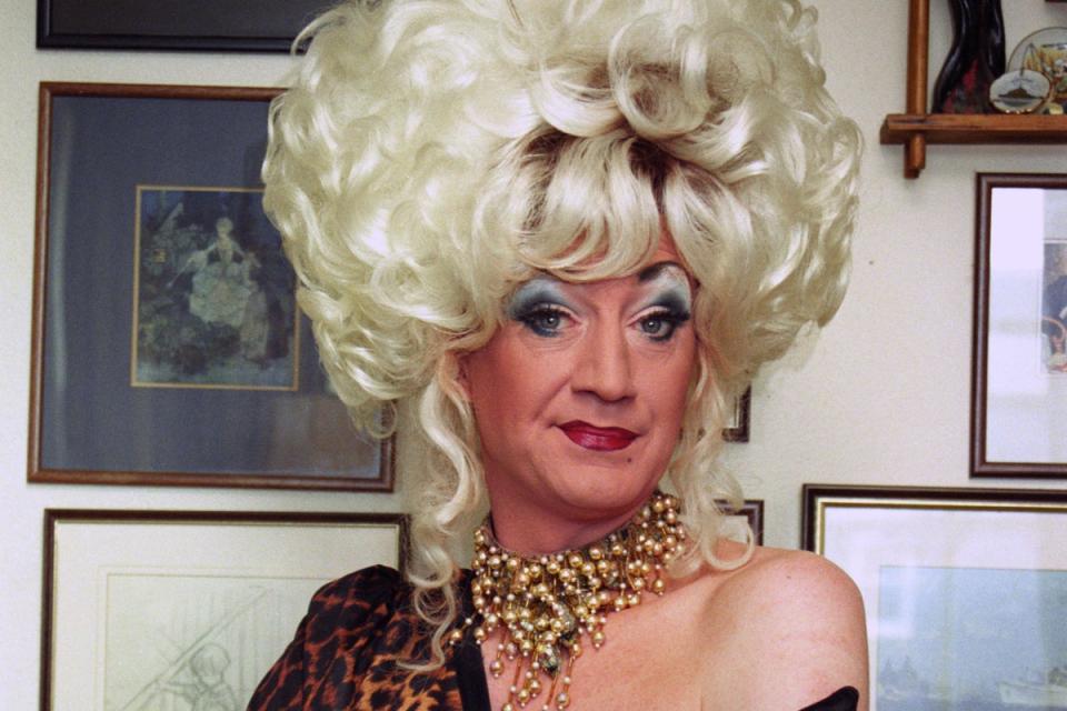 O’Grady (L) as Lily Savage is his most iconic role (PA Wire)