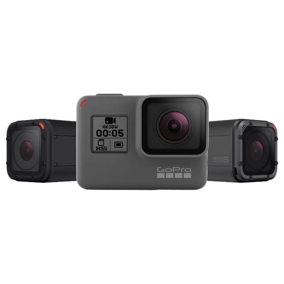 GoPro's Hero lineup of cameras.