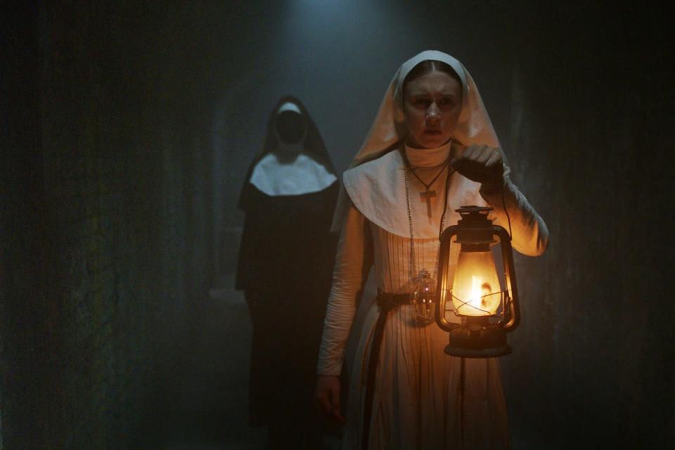 <p><strong>IMDb says: </strong>A priest with a haunted past and a novice on the threshold of her final vows are sent by the Vatican to investigate the death of a young nun in Romania and confront a malevolent force in the form of a demonic nun.</p><p><strong>We say:</strong> I thought nuns were meant to be all hymns and biscuits?</p><p><strong>Who's in it? </strong>Demián Bichir, Taissa Farmiga, Jonas Bloquet, Bonnie Aarons </p><p><strong>Where can I watch it?</strong> Netflix </p>