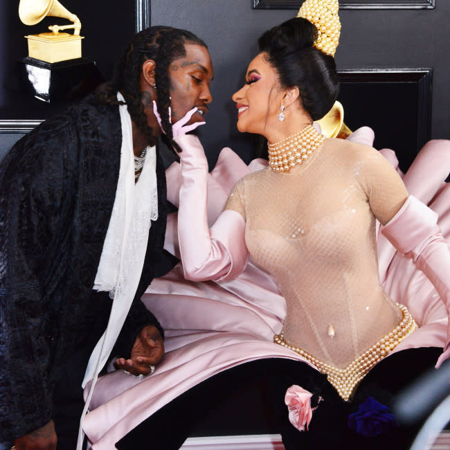 Offset y Cardi B credit:Bang Showbiz