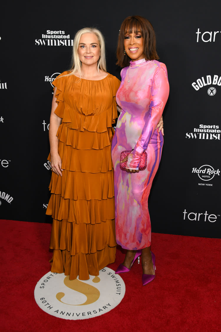 MJ Day and Gayle King at the 2024 Sports Illustrated Swimsuit Issue Launch Party held at the Hard Rock Cafe on May 16, 2024 in New York City.