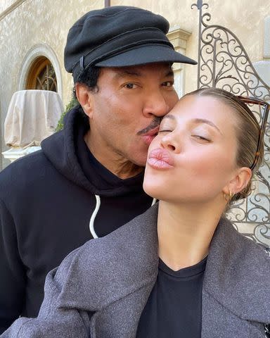 <p>Sofia Richie/Instagram</p> Lionel Richie and Sofia Richie