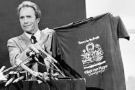 <p>In 1986, Eastwood was elected mayor of his beloved Carmel-by-the-Sea, California, though <a href="https://www.ksbw.com/article/clint-eastwood-elected-as-mayor-of-carmel-by-the-sea-history/39676301" rel="nofollow noopener" target="_blank" data-ylk="slk:did not seek re-election;elm:context_link;itc:0;sec:content-canvas" class="link ">did not seek re-election</a> after his two-year term. </p>