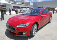 Front of the Tesla Model S
