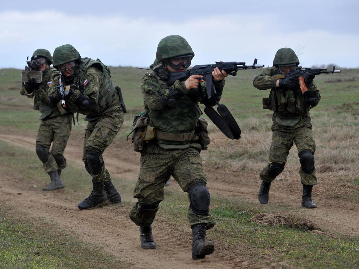 Russian military exercises have become common in eastern Europe: SERGEY VENYAVSKY/AFP/Getty Images