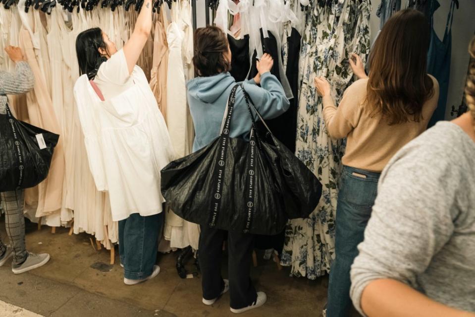 A spokesperson for 260 told The Post in an email: “We try our best to curb resale activity, and are always looking for ways to elevate the in-store experience. Our goal is for everyone to have a fair opportunity to snag a sample sale find.” Stefano Giovannini