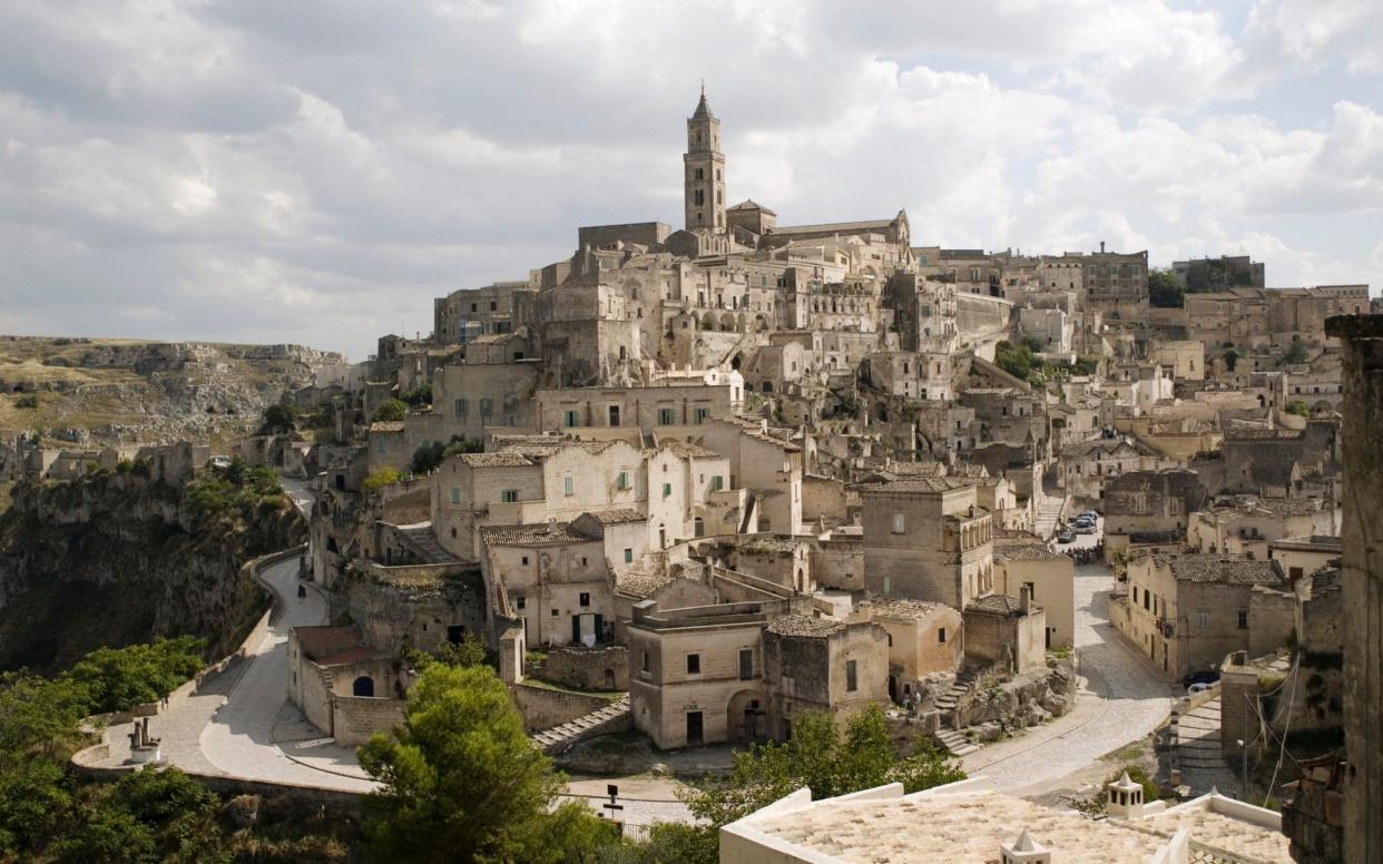 The alleged rapes happened in a village close to the town of Matera in Basilicata - Getty