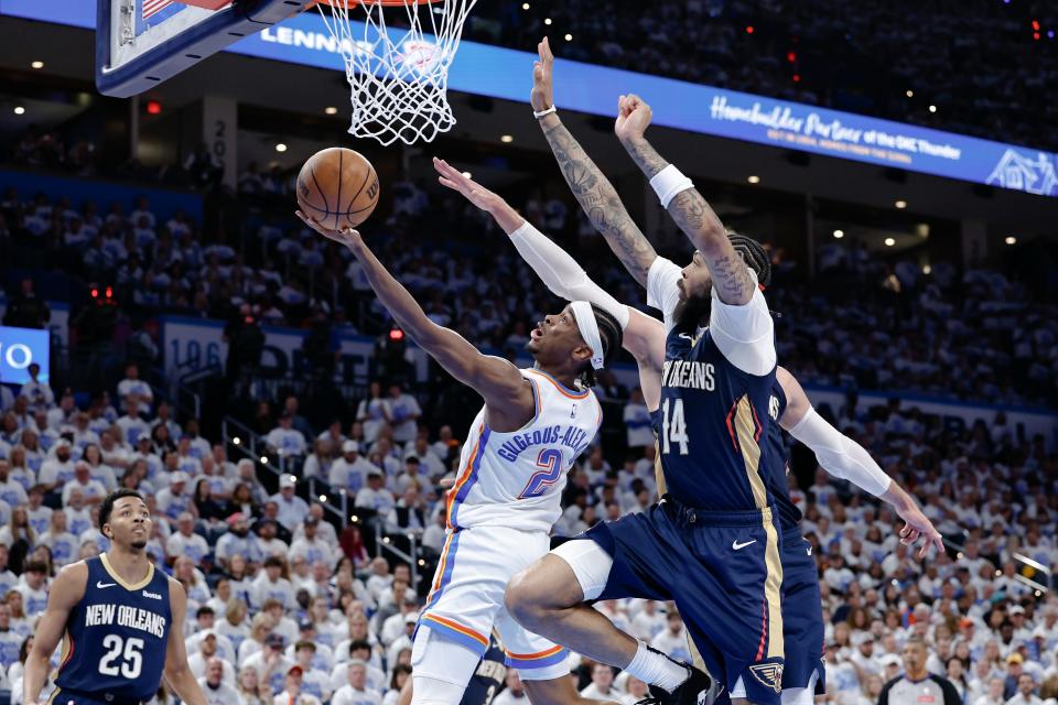 Will the Oklahoma City Thunder beat the New Orleans Pelicans in Game 2 of their NBA Playoffs series? NBA picks, predictions and odds weigh in on Wednesday's game.