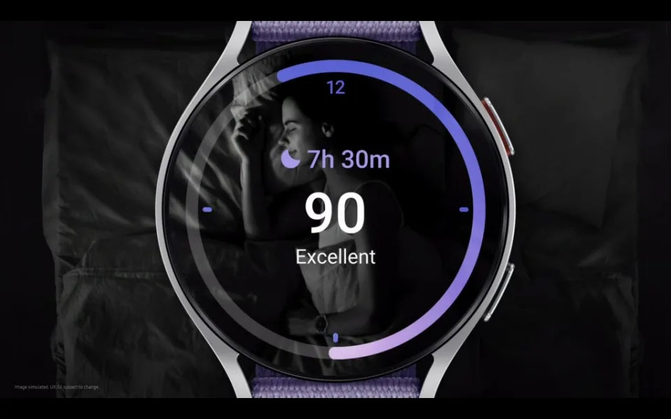 三星全新的Galaxy Watch6系列就推出了以睡眠監測為重點的新功能。（翻攝直播）