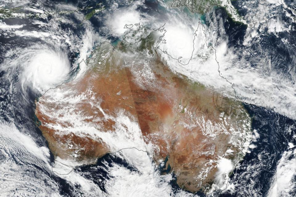 Cyclone Veronica has battered northern parts of Australia (EPA)
