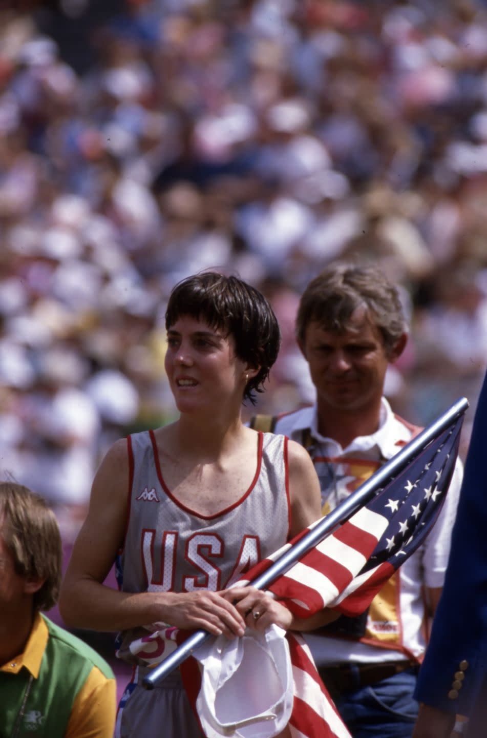 joan benoit winner of the first olympic women's marathon