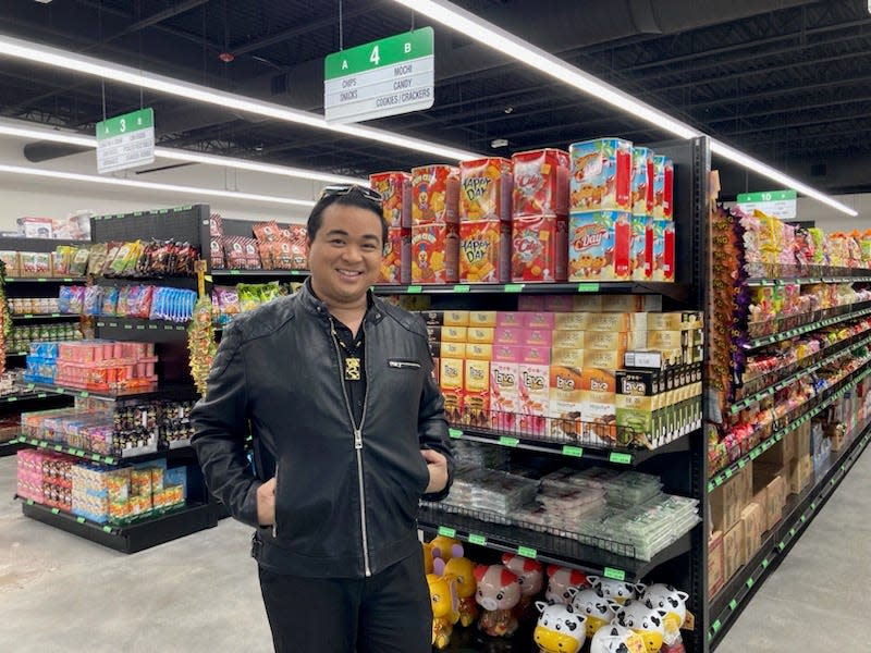On Jan. 8, Donald Latham visited Asiana Market to shop for ingredients and snacks to celebrate Chinese New Year.
