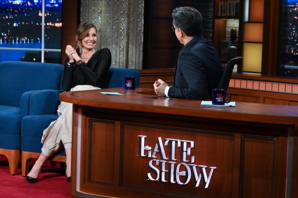 Faith Hill on ‘The Late Show With Stephen Colbert’ on Feb. 1. - Credit: CBS