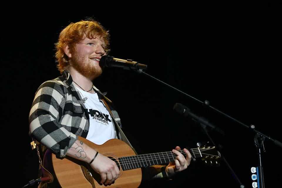 Ed Sheeran performs in concert on the opening night of his Australian tour at Optus Stadium on March 2, 2018, in Perth, Australia.