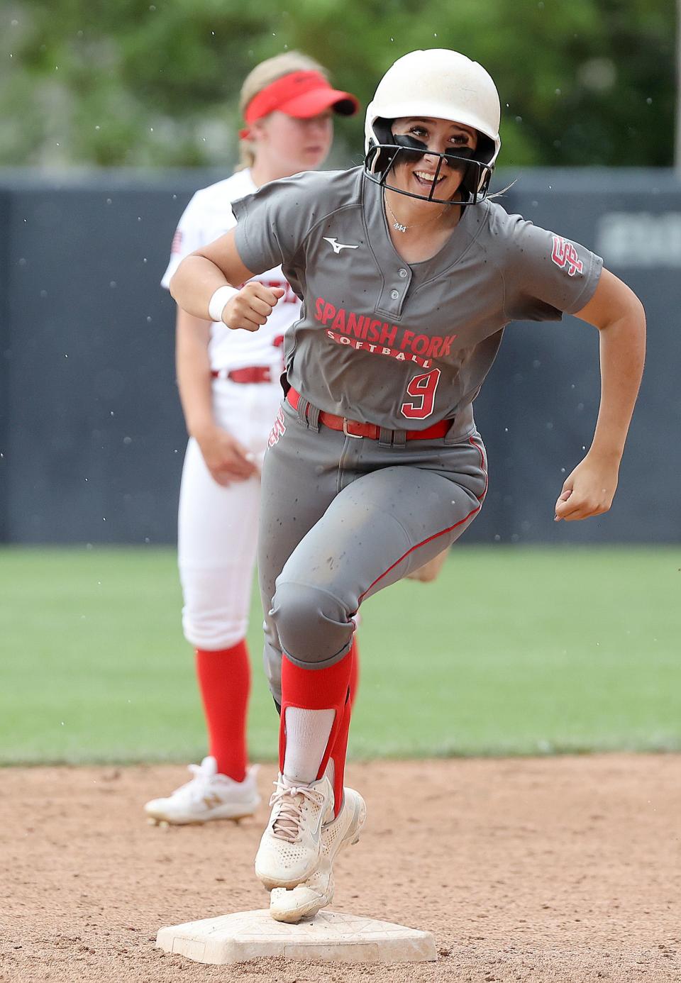 Spanish Fork plays Bountiful in the 5A softball championship game at the Miller Park Complex in Provo on Friday, May 26, 2023. Spanish Fork won 8-4. | Kristin Murphy, Deseret News