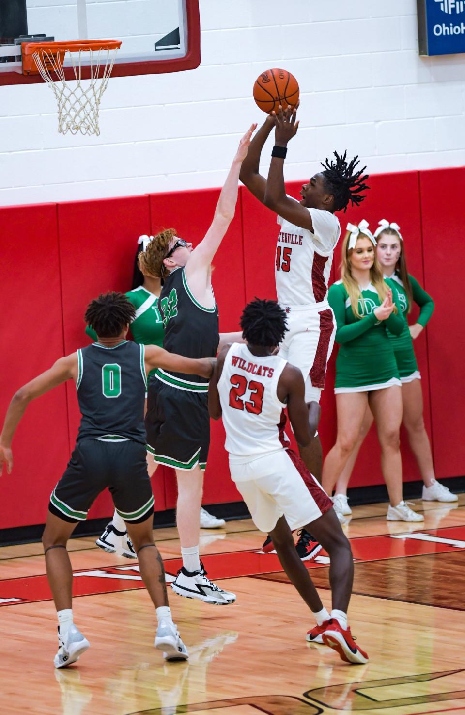 Westerville South's Isaiah Johnson matched the program record for 3-pointers, hitting seven in a 54-49 win over Dublin Jerome on Jan. 17.