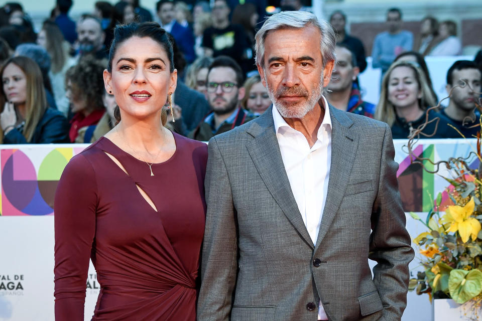 MALAGA, SPAIN - MARCH 23: Irene Meritxell and Imanol Arias attend the Malaga Film Festival 2019 closing day gala at Cervantes Theater on March 23, 2019 in Malaga, Spain. (Photo by Carlos R. Alvarez/WireImage)