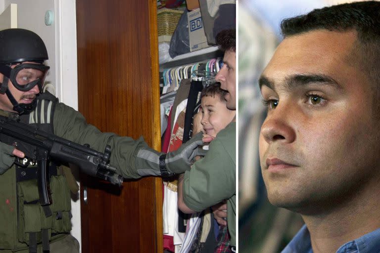 Elián González en 2000 y 2016