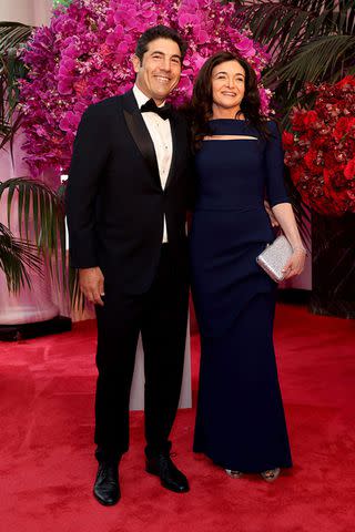 <p>Tierney L. Cross/Bloomberg via Getty</p> Tom Bernthal and Sheryl Sandberg arrive at the State Dinner for Kenyan President William Ruto and his wife Rachel Ruto