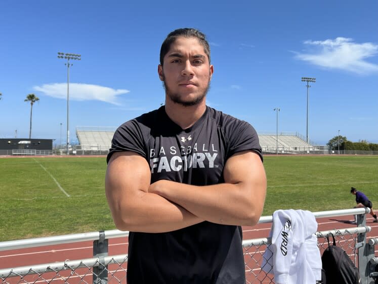 San Pedro tight end/defensive lineman Nick Fernandez.