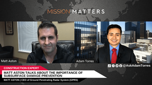 Matt Aston, CEO of Ground Penetrating Radar System (GPRS), was interviewed by Adam Torres on Mission Matters Innovation Podcast.