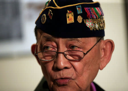 Former Philippine President and staunch environmentalist Fidel Ramos answer questions during a news conference in Makati city, metro Manila, Philippines November 21, 2016. REUTERS/Romeo Ranoco