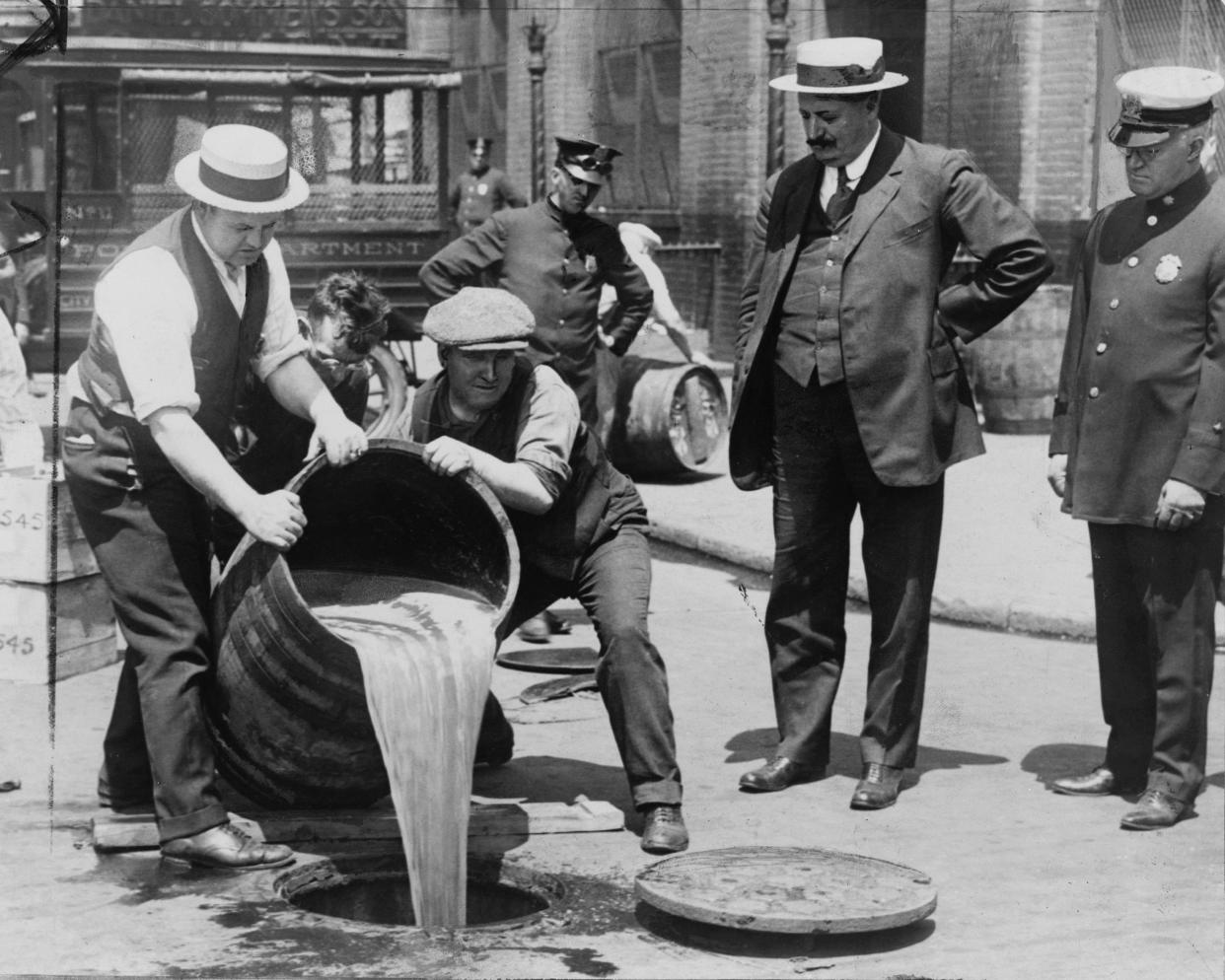 removal of liquor during prohibition