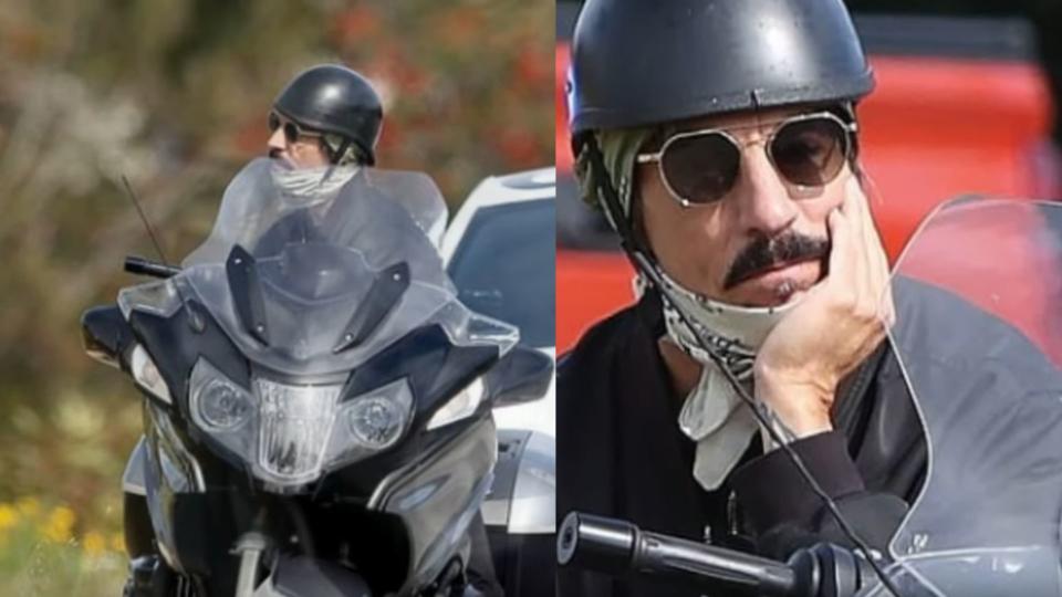 Red Hot Chili Peppers Singer Anthony Kiedis Gets Ticketed On His Motorcycle