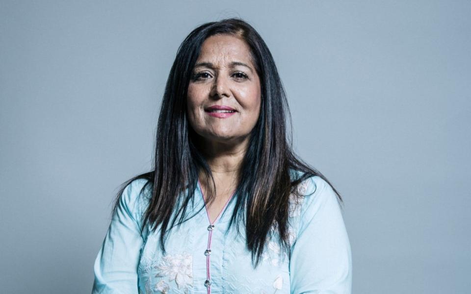 An official Parliament portrait of Yasmin Qureshi, the Labour MP who has been hospitalised after testing positive for Covid-19. - Chris McAndrew/UK Parliament