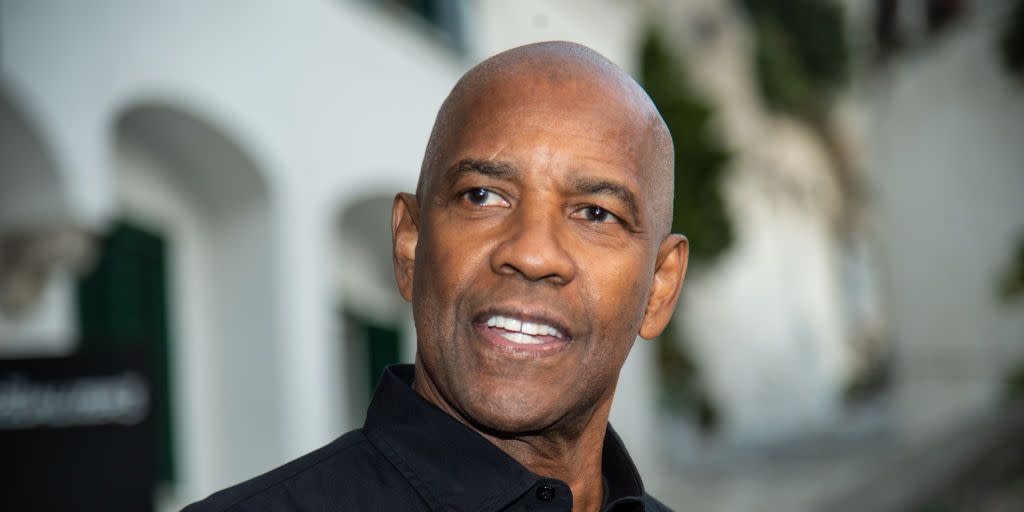 denzel washington attends the equalizer 3 photocall on october 19, 2022 in atrani, amalfi, italy