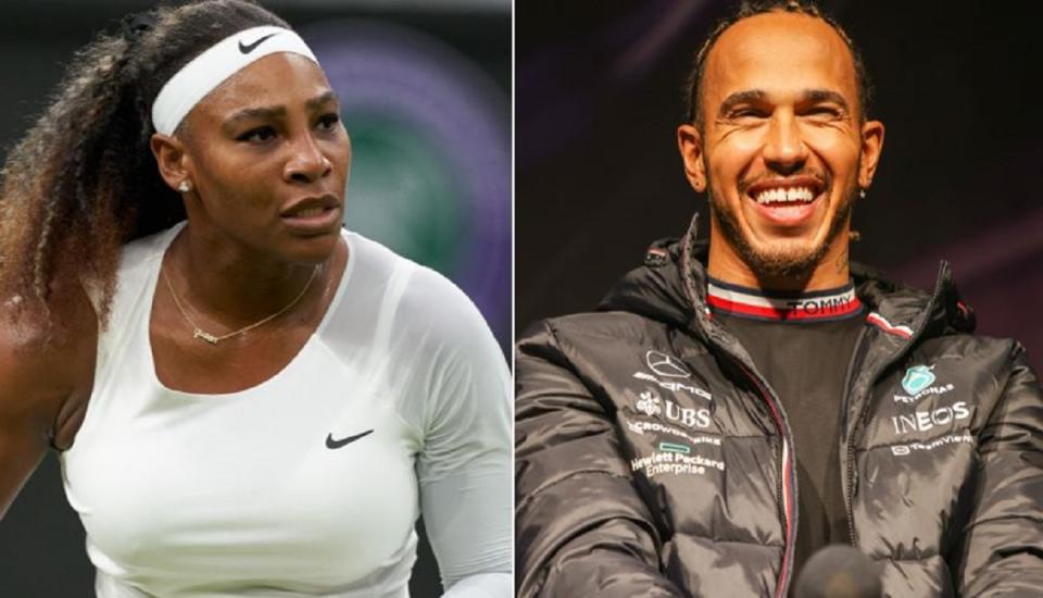 Lewis Hamilton e Serena Williams 