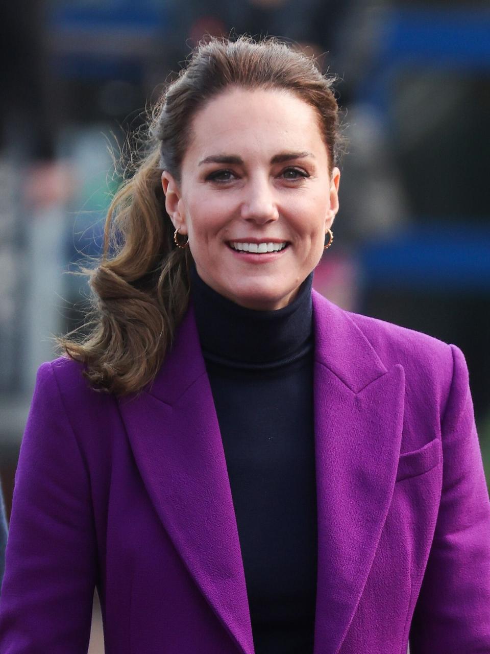 Catherine, Duchess of Cambridge visits the Ulster University Magee Campus on September 29, 2021 in Londonderry, Northern Ireland