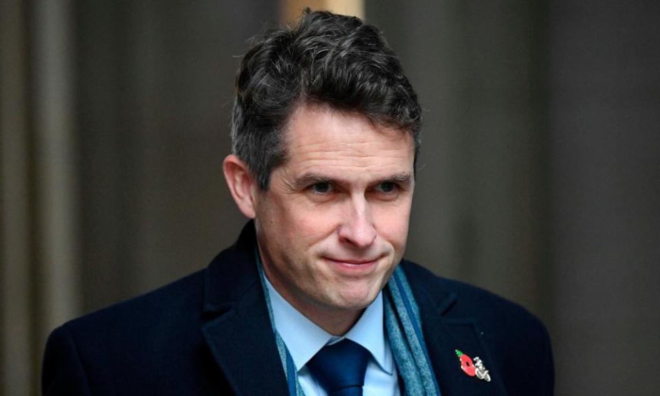 UK education minister Gavin Williamson.