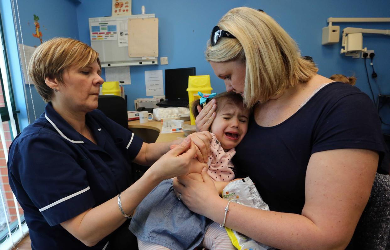 Experts have warned about a possible measles outbreak (Rex)