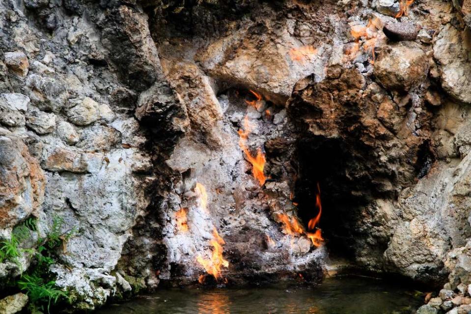 台南知名觀光景點「水火同源」　爆連日缺水已乾涸！