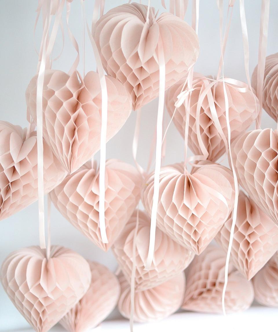 Heart Shaped Paper Decorations