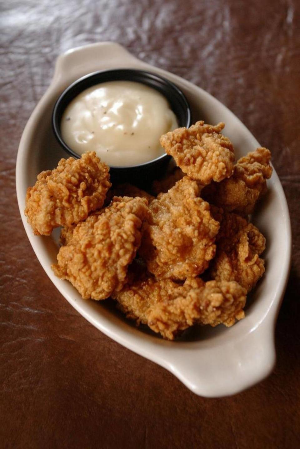 The calf fries appetizer at Riscky’s Steakhouse