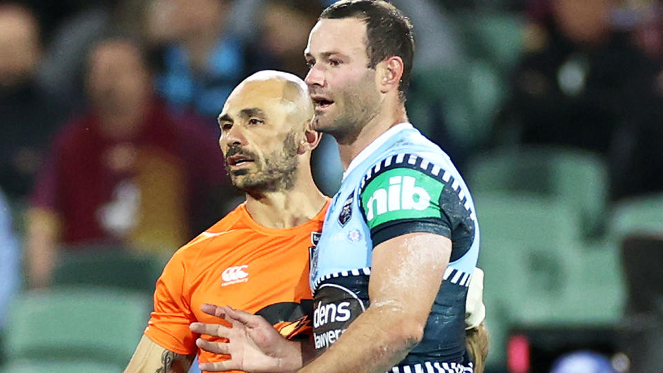 The NRL is reportedly set to launch an investigation into how Blues captain Boyd Cordner passed a HIA during the first match in the 2020 State of Origin series. (Photo by Cameron Spencer/Getty Images)