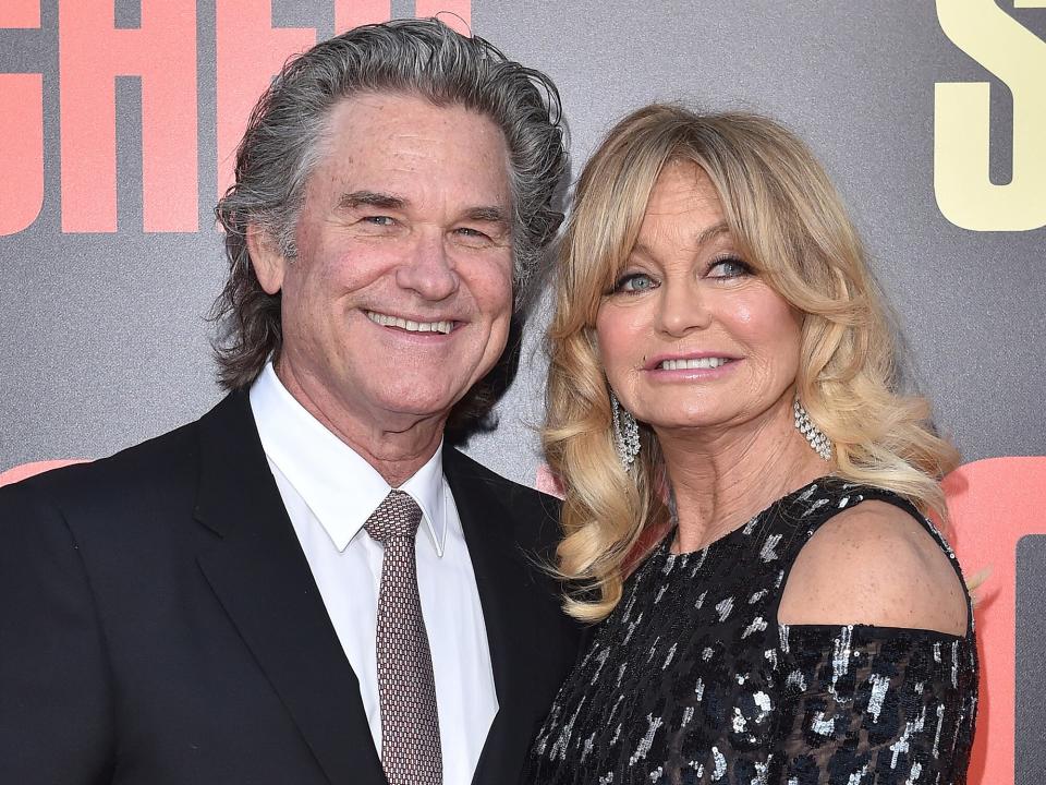 Kurt Russell and Goldie Hawn arrive at the premiere of 20th Century Fox's 'Snatched' at Regency Village Theatre on May 10, 2017 in Westwood, California