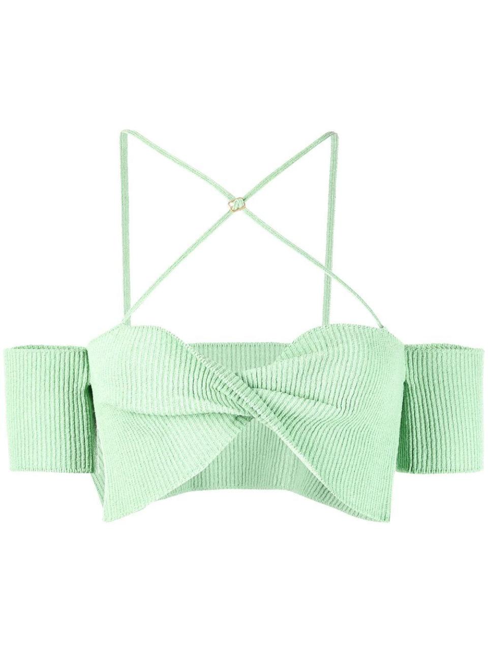 7) spaghetti-strap crop top