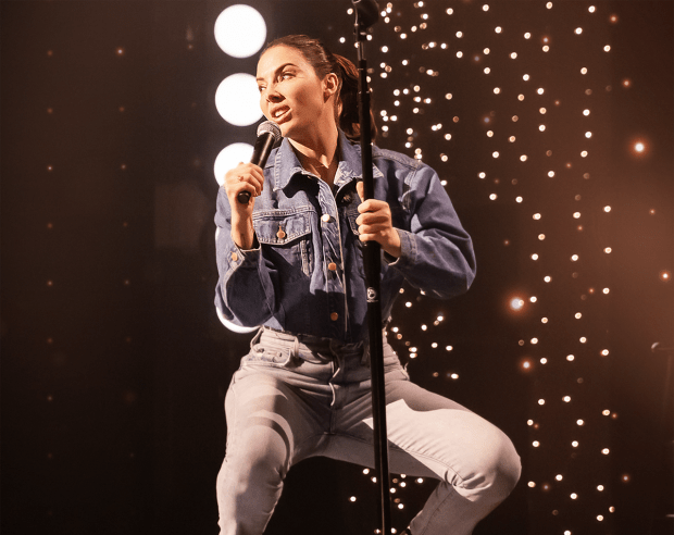 Whitney Cummings during her Netflix special "Whitney Cummings: Jokes"<p>Netflix</p>