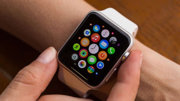 PHOTO: A woman wears an Apple Watch, Aug. 2, 2015, in Istanbul. (STOCK PHOTO/Getty Images)