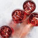This spritz gets its backbone from a pour of amber rum. Garnish each of these Campari and sweet vermouth cocktails with an orange twist before serving. <a href="https://www.epicurious.com/recipes/food/views/evening-in-kingston-51193060?mbid=synd_yahoo_rss" rel="nofollow noopener" target="_blank" data-ylk="slk:See recipe.;elm:context_link;itc:0" class="link ">See recipe.</a>