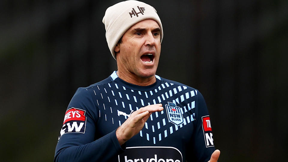 Brad Fittler reportedly put the Blues through a gruelling Friday training session ahead of State of Origin II on Sunday. (Photo by Matt King/Getty Images)